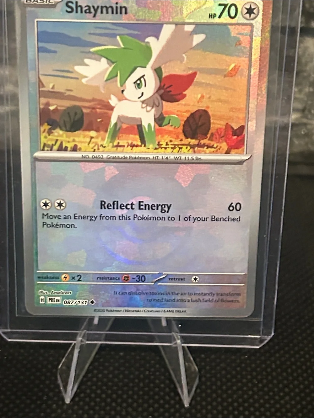 Pokemon‎ Shaymin Pokeball Holo 087/131 from Prismatic Evolution Set M/NM